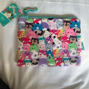 Squishmallow plush pouch 8 1/2 inch
